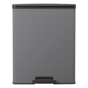 Curver Pedal Bin Deco Rectangular 65L Cool Grey