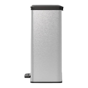 Curver Duo Pedal Bin Deco 26L+26L Silver