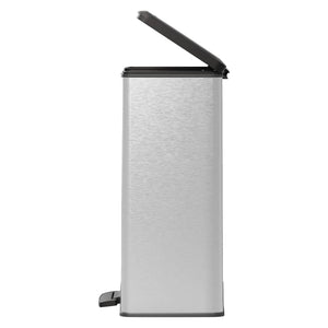 Curver Duo Pedal Bin Deco 26L+26L Silver