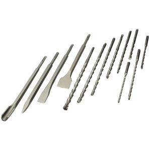 Brüder Mannesmann 13 Piece Drill Bit and Chisel Set SDS-Plus 12588