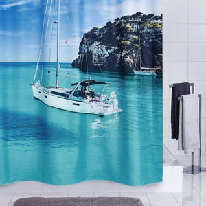 RIDDER Shower Curtain Sailboat 180x200 cm