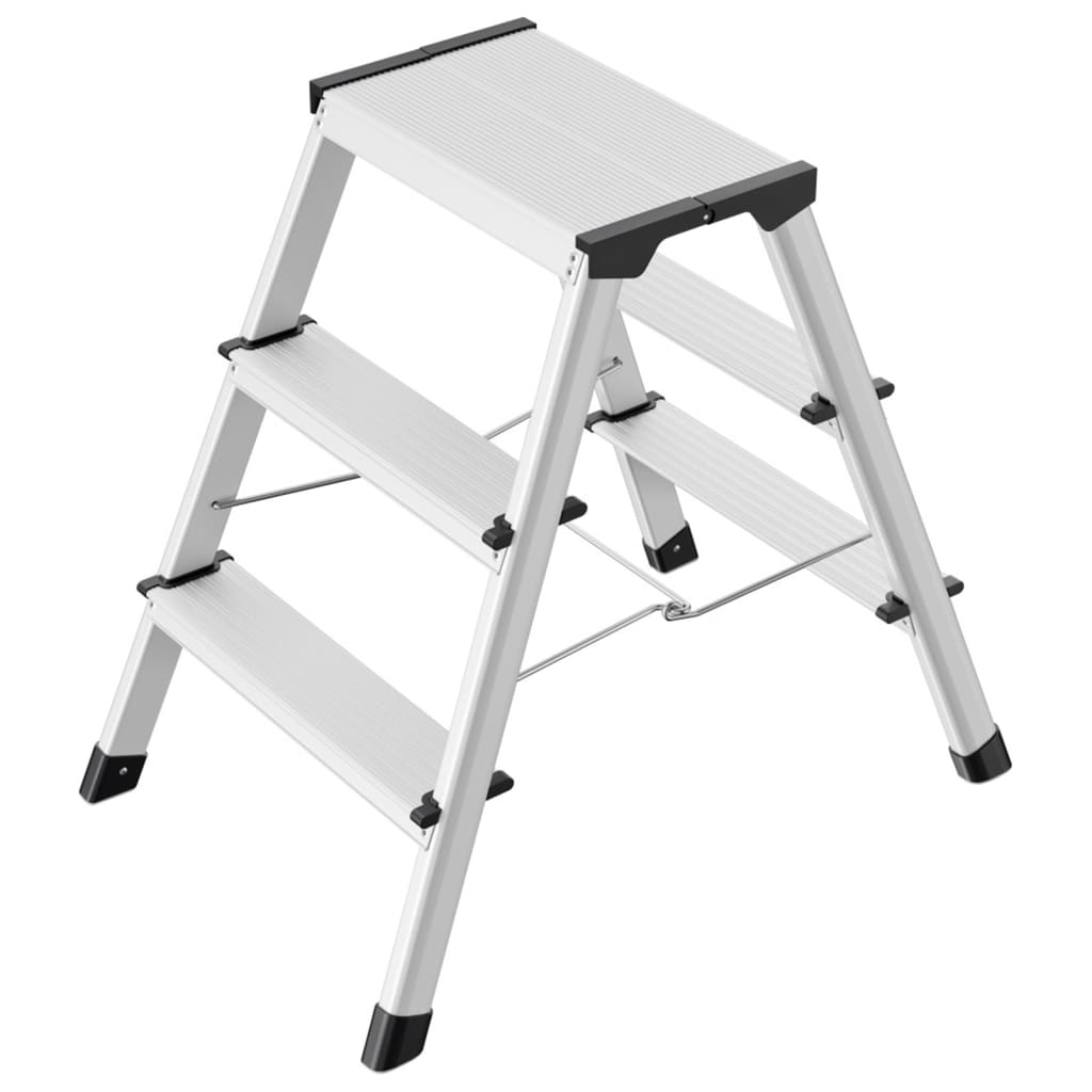 Hailo Folding Stepladder L90 Step-ke 2x3 Steps 60 cm 4443-701