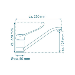 SCHÜTTE Sink Mixer VITAL Chrome