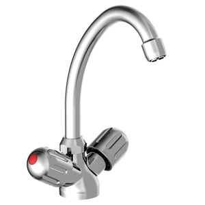 SCHÜTTE 2-Handle Sink Mixer PERUZZI Low Pressure Chrome