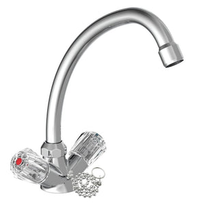 SCHÜTTE 2-Handle Basin Mixer BRILLANT Chrome