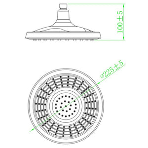 SCHÜTTE Overhead Shower GRENOBLE Chrome