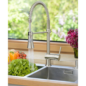 SCHÜTTE Sink Mixer CORNWALL Stainless Steel