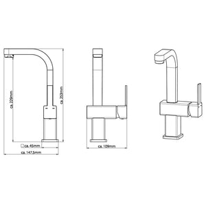 SCHÜTTE Basin Mixer SIGNO Chrome