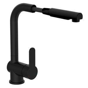 SCHÜTTE Kitchen Mixer Tap with Pull-out Spout LONDON Matte Black