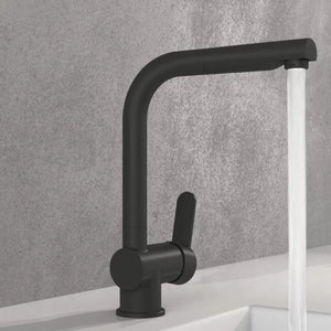 SCHÜTTE Kitchen Mixer Tap with Pull-out Spout LONDON Matte Black