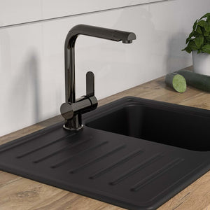 SCHÜTTE Sink Mixer with High Spout RIO High Gloss Graphite