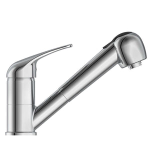 SCHÜTTE Sink Mixer with Pull-out Spray ULTRA Low Pressure Chrome