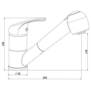 SCHÜTTE Sink Mixer SUPRA Chrome