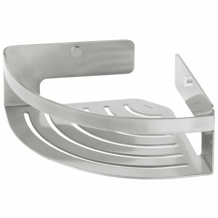 Tiger Bathroom Corner Basket Caddy Silver 1400430946