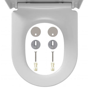 Tiger Soft-Close Toilet Seat Memphis Duroplast White 252930646