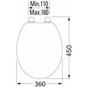 Tiger Soft-Close Toilet Seat Memphis Duroplast White 252930646