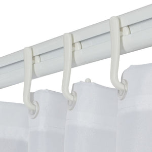 Sealskin Shower Curtain Rail Set Easy-Roll White