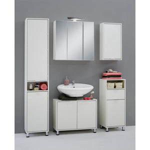 FMD Under-sink Bathroom Cabinet 70x32.9x49.5 cm White