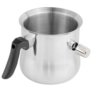 HI Double-Walled Milk Pot 1.2 L Stainless Steel