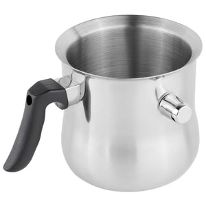 HI Double-Walled Milk Pot 1.2 L Stainless Steel