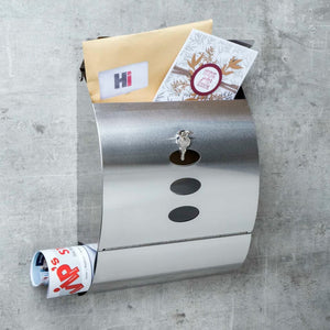 HI Letter Box Stainless Steel 30x12x40 cm