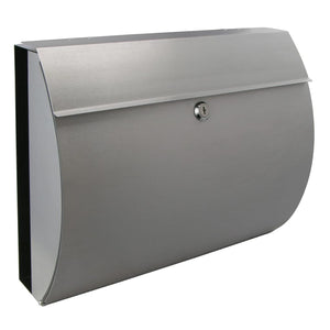 HI Letter Box with Newspaper Holder 38x13.3x30.4 cm Stainless Steel