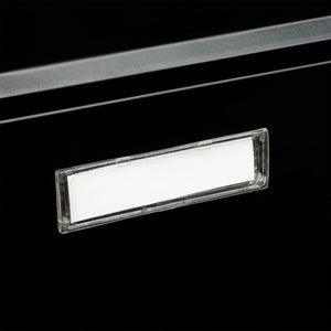 HI Letter Box Black 36x12x32 cm