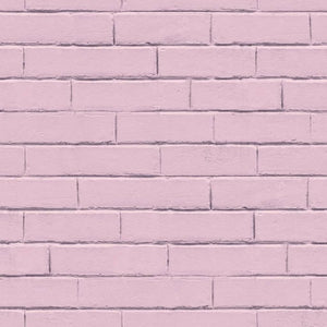 Noordwand Wallpaper Good Vibes Brick Wall Pink