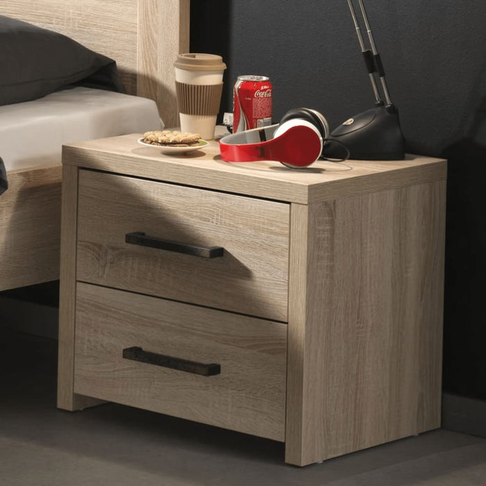 Vipack Nightstand Aline 2-drawer Light Oak