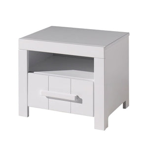 Vipack Nightstand Erik with Drawer Wood White