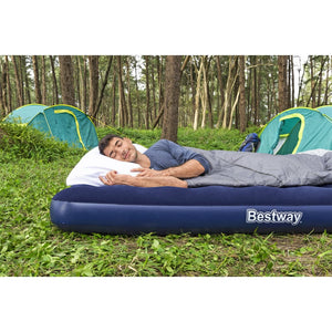 Bestway Inflatable Flocked Airbed 203 x 152 x 22 cm 67003