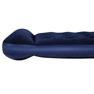 Bestway Inflatable Flocked Airbed with Built-in Foot Pump 188 x 99 x 28 cm