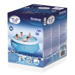 Bestway Fast Set Inflatable Swimming Pool Round 244x66 cm 57265