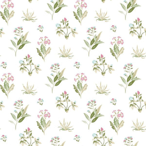 Noordwand Wallpaper Blooming Garden 6 Flowers and Plants White and Green