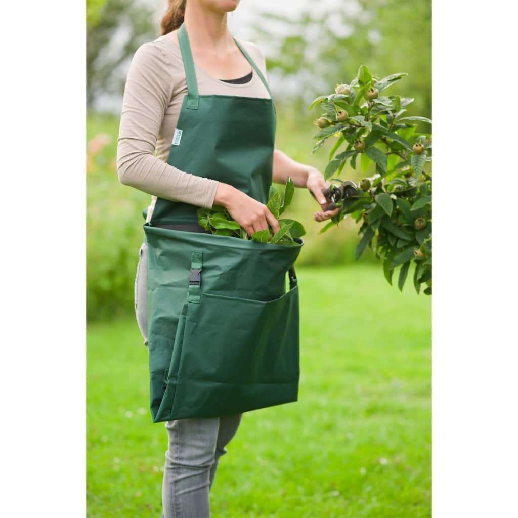 Nature Garden Apron with Foldable Pocket 130x55cm Green