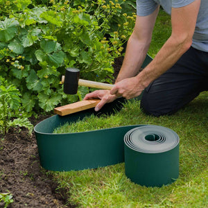 Nature Garden Border Edging 0.15x10 m Green