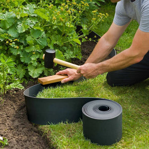 Nature Garden Border Edging 0.15x10 m Black