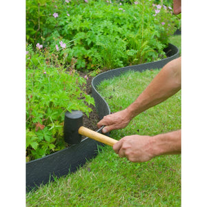 Nature Garden Border Edging 0.12x12 m 5 mm Black