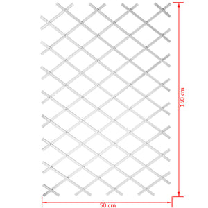 Nature Garden Trellis 50x150 cm PVC White 6040701