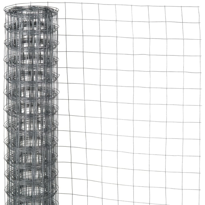 Nature Wire Mesh Square 0.5x5 m 13 mm Galvanised Steel