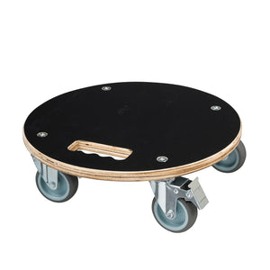 Nature Plant Trolley Round Ø38cm Black Wood