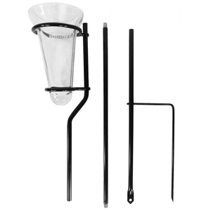 Nature Rain Gauge with Stand Glass 130 cm 6080089