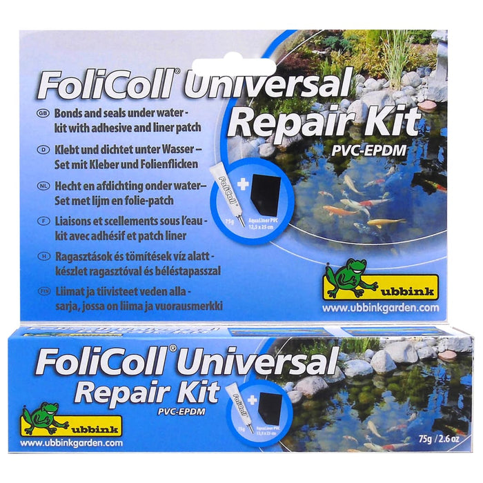 Ubbink Pond Liner Repair Kit FoliColl 75g for AquaLiner PVC/EPDM liners