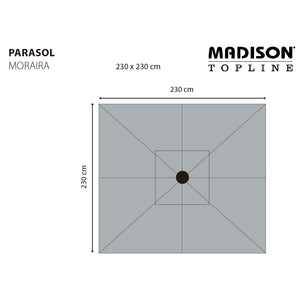 Madison Garden Parasol Mykanos 250 cm Taupe