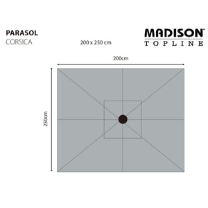 Madison Garden Parasol Denia 200x200 cm Taupe