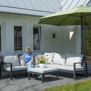 Madison Outdoor Lounge Set Cover 270x210x90cm Left Grey