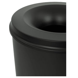 V-Part Self Extinguishing Waste Paper Bin 80 L Black