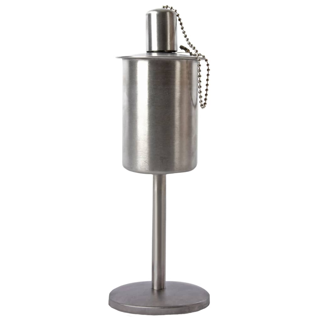 Esschert Design Oil Torch Standing Stainless Steel