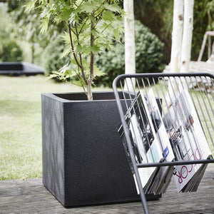 Capi Planter Urban Smooth Square 50x50x50 cm Black KBL904