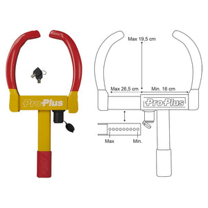 ProPlus Wheel Clamp Universal 341341